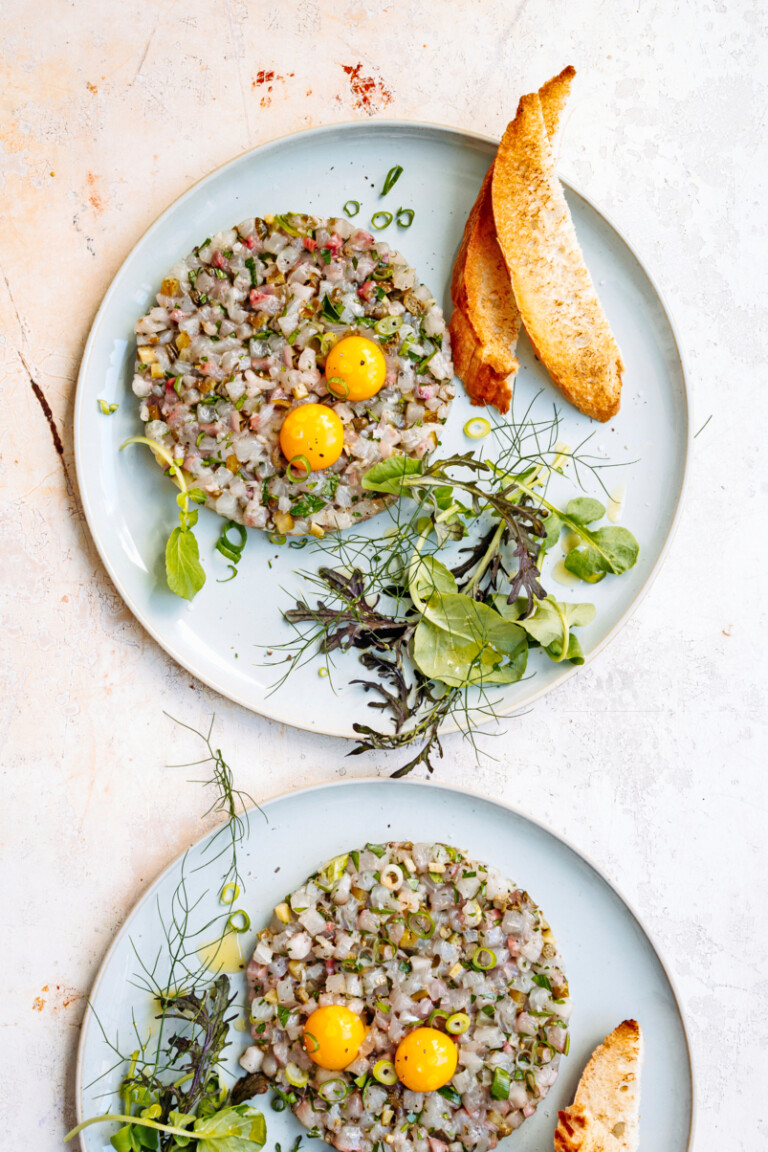 kingfish 'steak tartare'