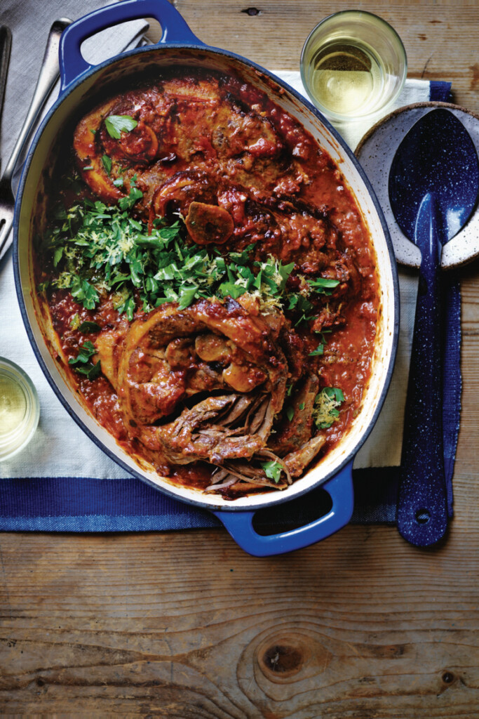 ossobuco van lam met puttanescasaus