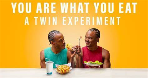 You are what you eat: a twin experiment 