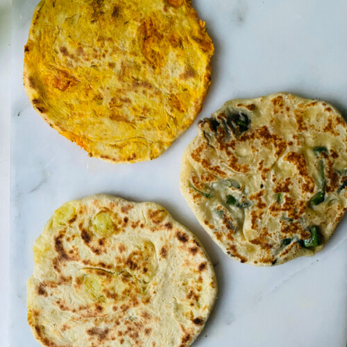 left over veggie-broodjes