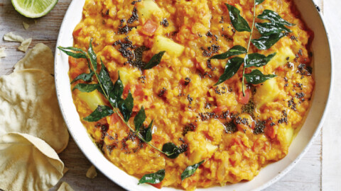 linzendahl met groenten