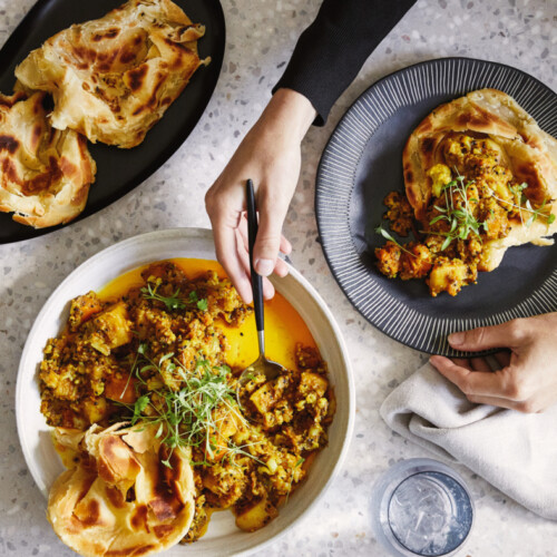 groentecurry met brood