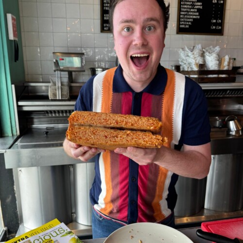 XXL spaghettischijf snackspert