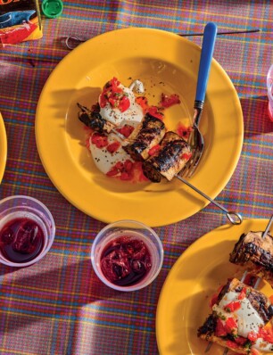 auberginerolletjes met gehakt van Noni Kooiman