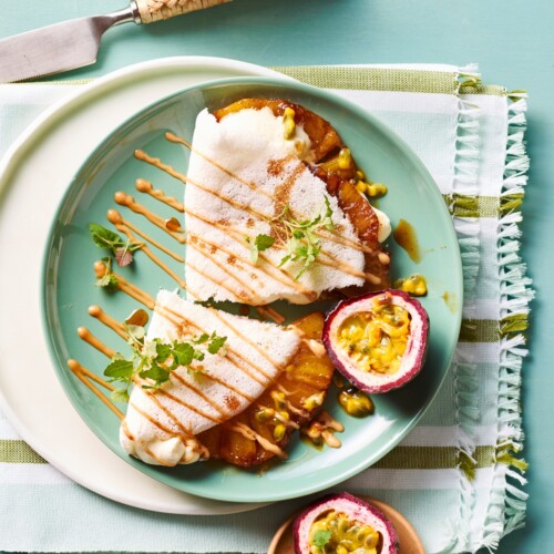 tapioca pannenkoekjes met ananas