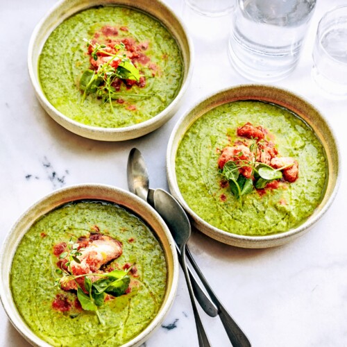 groene gazpacho (koude soep)