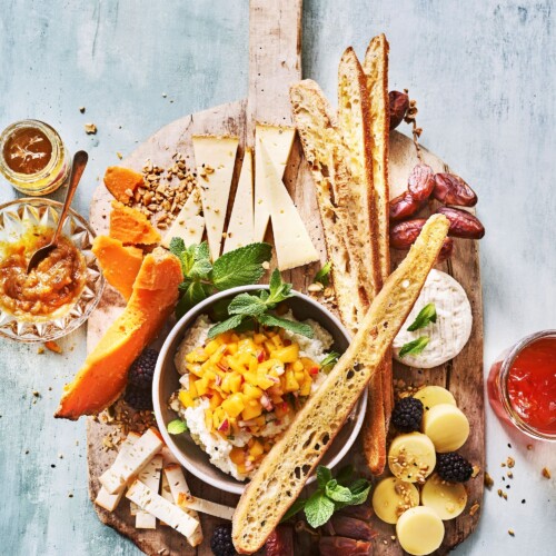 borrelplank geitenkaas