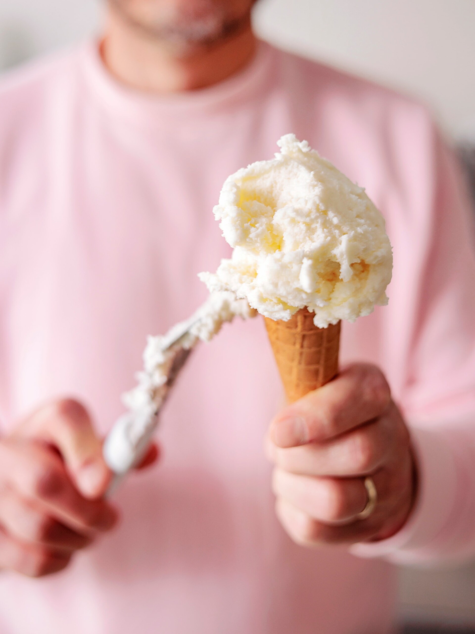 gelato di burrata (ijs van burrata)