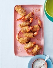 8x feestelijke amuses met schaal- en schelpdieren