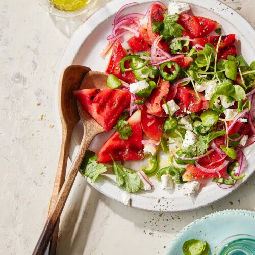 gegrilde watermeloen