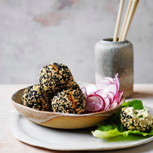 tofoeballetjes met sesam