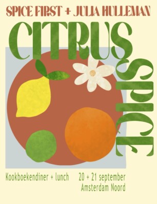 aan tafel op 20 & 21 september: een diner vol citrus en spice