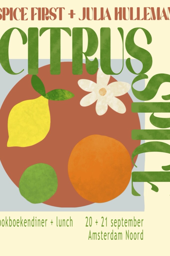 aan tafel op 20 & 21 september: een diner vol citrus en spice