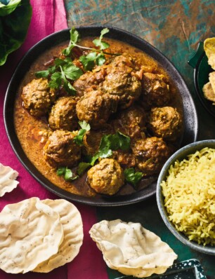 kruidige gehaktballetjescurry
