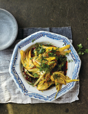 gesmoorde venkel met saffraan