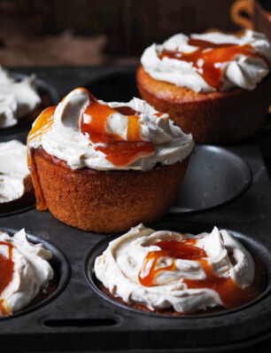 pompoenmuffins met gebrande honing