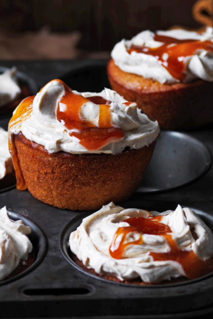 pompoenmuffins met gebrande honing