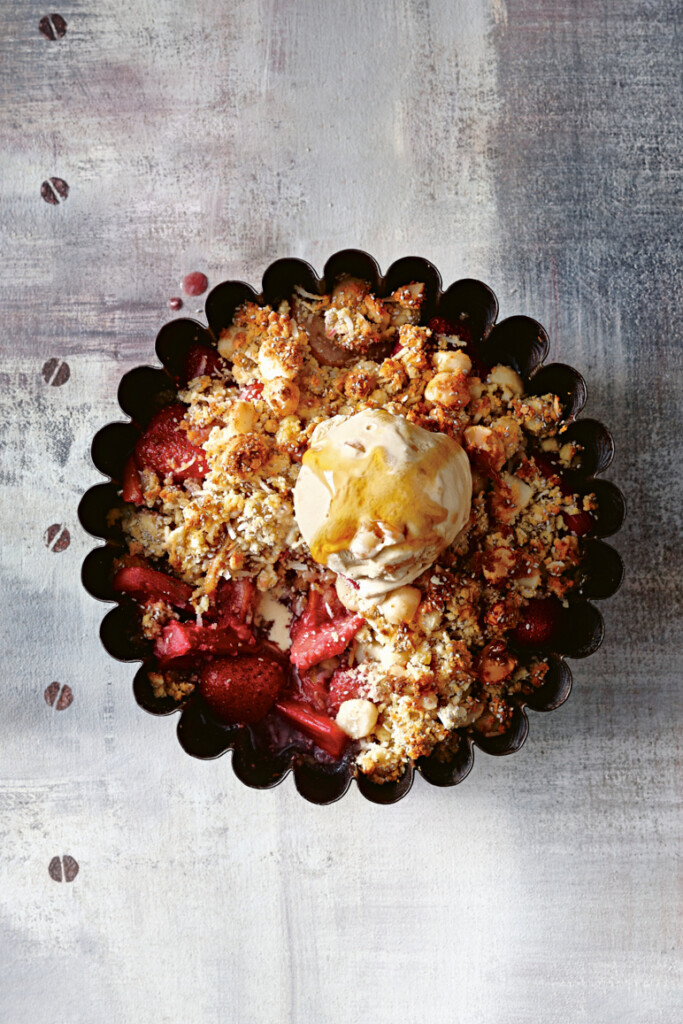 pruimen- aardbeiencrumble