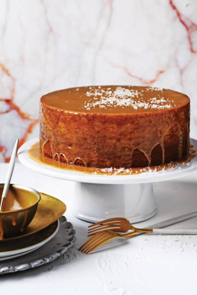 mudcake met witte chocolade en gember