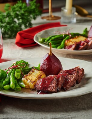 Redefine Flank Steak met rode portsaus