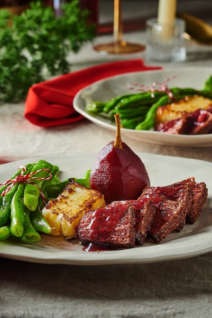 Redefine Flank Steak met rode portsaus