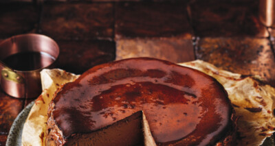 Baskische cheesecake met chocolade en sherry
