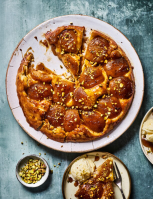 appel tarte tatin met tamarinde-kardemom-karamel