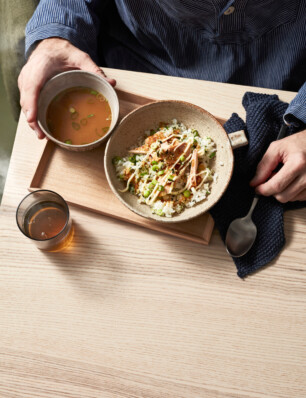 rijstbowl met tonijn