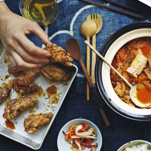 Koreaanse kippenvleugeltjes