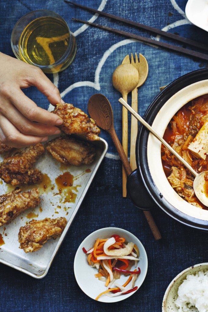 Koreaanse gefrituurde kip – dakgangjeong