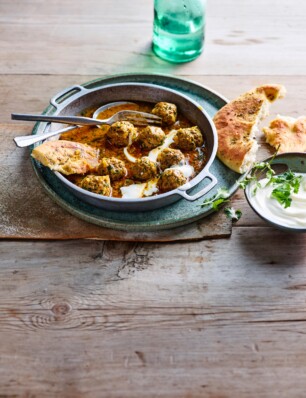 lamsgehaktballetjes in citroen-saffraantajine