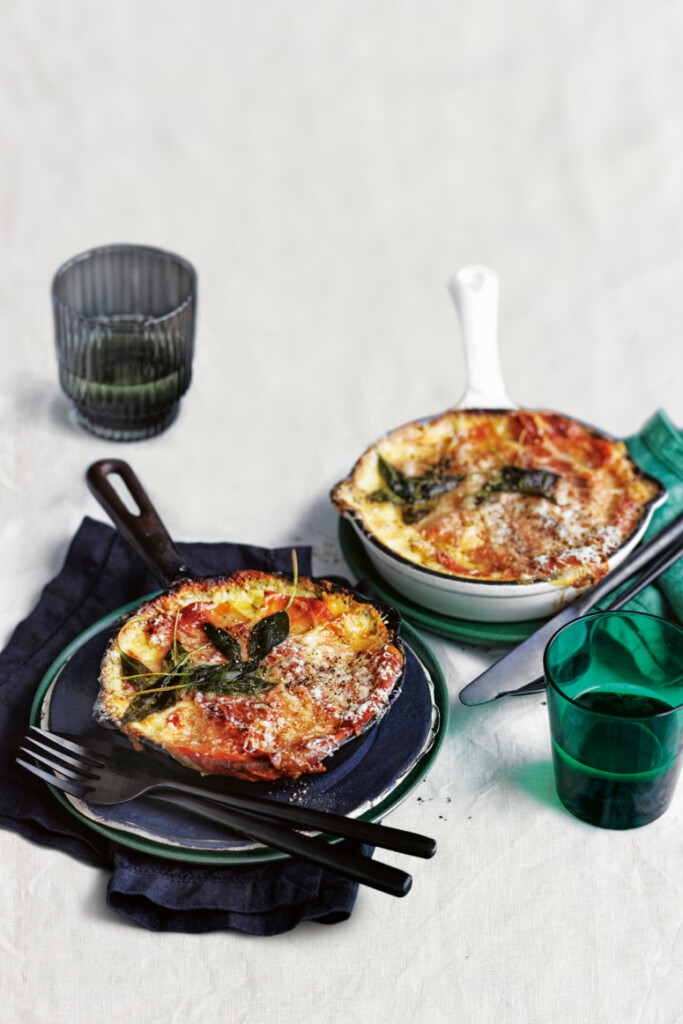 aardappel-prei gratin met ham