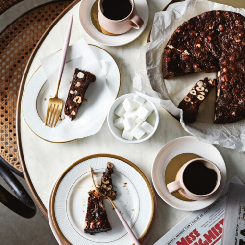 chocolade panforte hazelnoot en vijgen