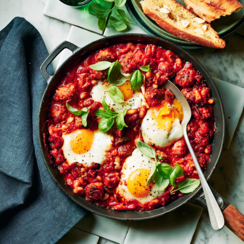 eieren in tomatensaus