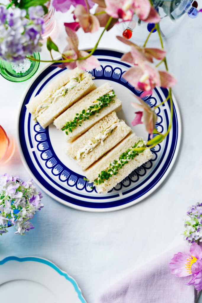 kipsandwiches met dragon en pekelcitroen