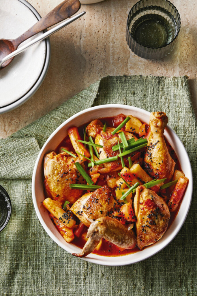 dakdoritang – pittige gegaarde kip