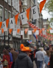 mag je eten verkopen op de vrijmarkt op Koningsdag?