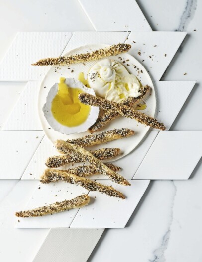 soepstengels met venkel-, maan- en sesamzaad