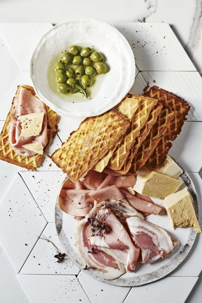 pizzelle salate met wafels