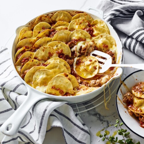 ravioli uit de oven