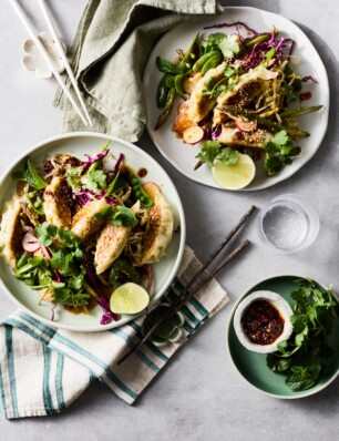 lente dumplingsalade