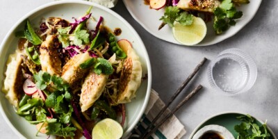 lente dumplingsalade