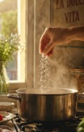 zout in pastawater: totale onzin en ongezond, of moeten we toch guller strooier?