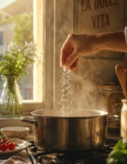 zout in pastawater: totale onzin en ongezond, of moeten we toch guller strooier?