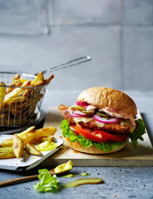 krokante visburgers