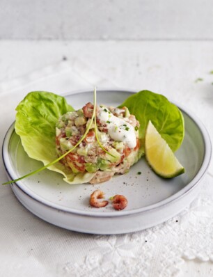 zalmtartaar met avocado & limoen-lookdressing