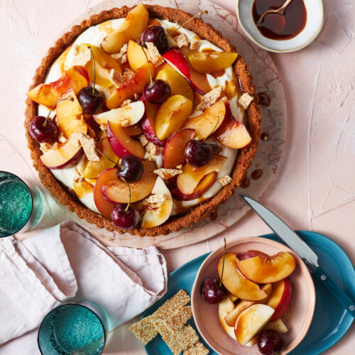 zomerfruittaart no bake zonder oven