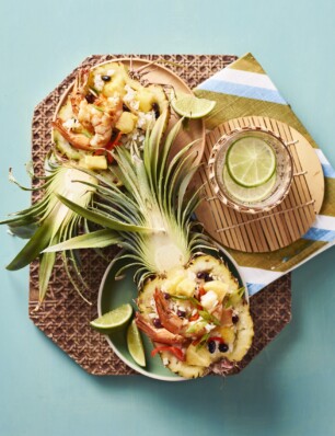 Caribisch gebakken rijst met kokos & ananas