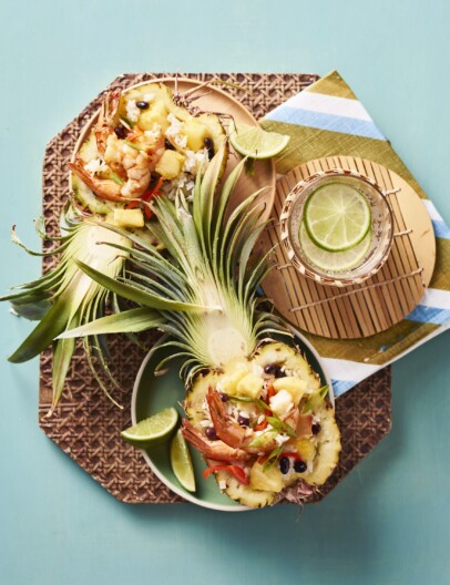 Caribisch gebakken rijst met kokos & ananas