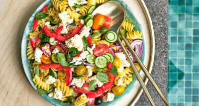 Griekse pastasalade
